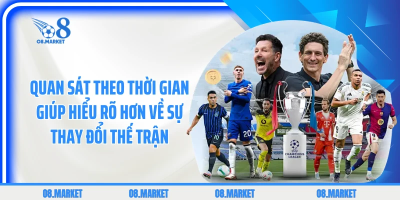 Quan sát theo thời gian giúp hiểu rõ hơn về sự thay đổi thế trận